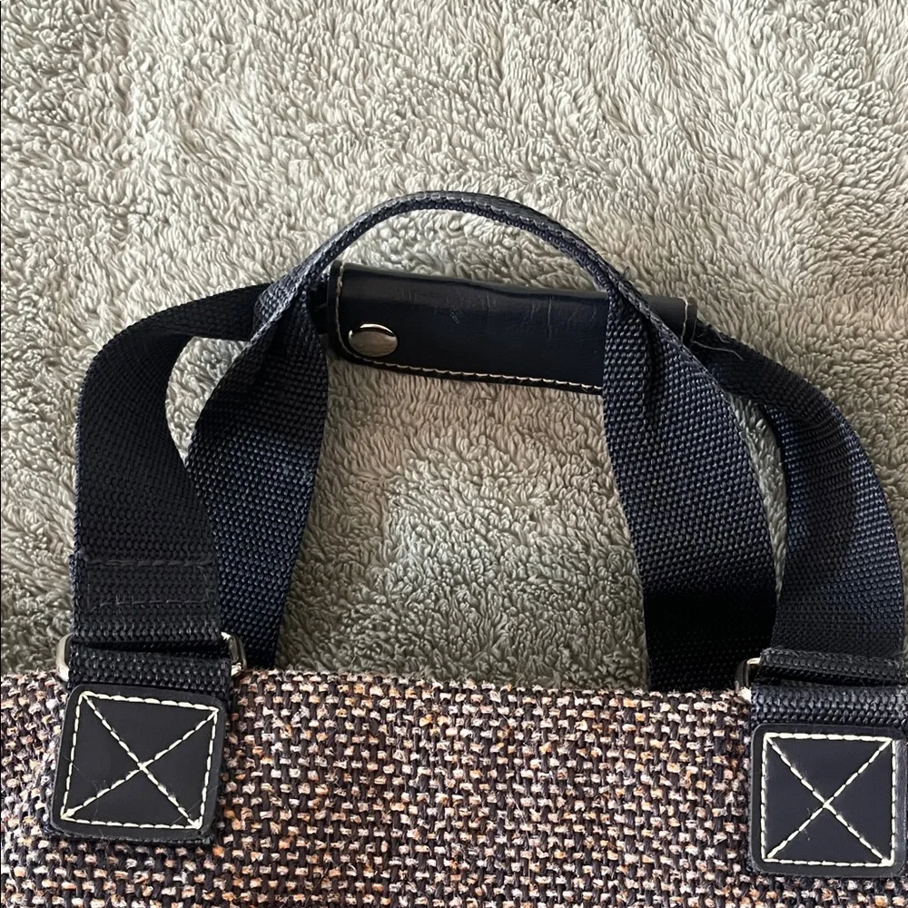Vintage Jordache Elegant tweed carry on Bag